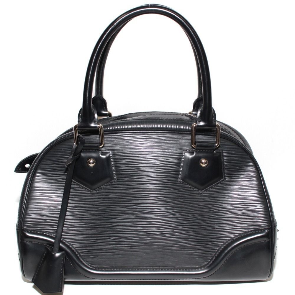 Louis Vuitton Montaigne PM Epi Leather Noir Black Handbag
